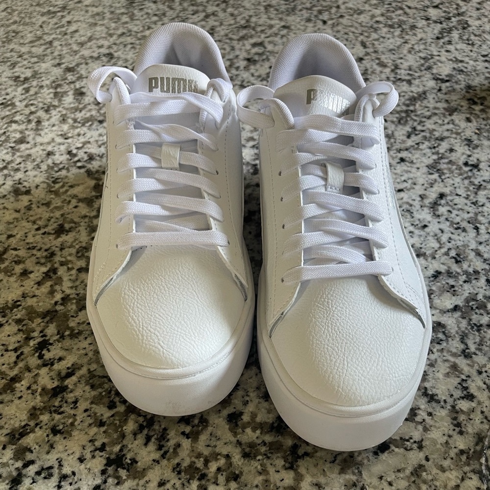 Puma platform tennis shoes